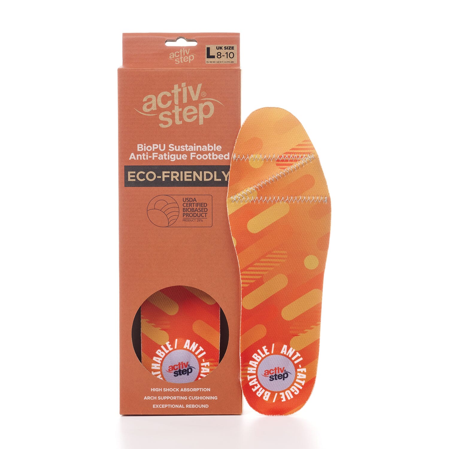 NEW Activ-Step BioPU Sustainable Anti-Fatigue Footbeds